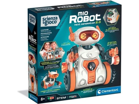 Clementoni Science & Play Robot Mio 2025 – programovatelný interaktivní robot pro děti