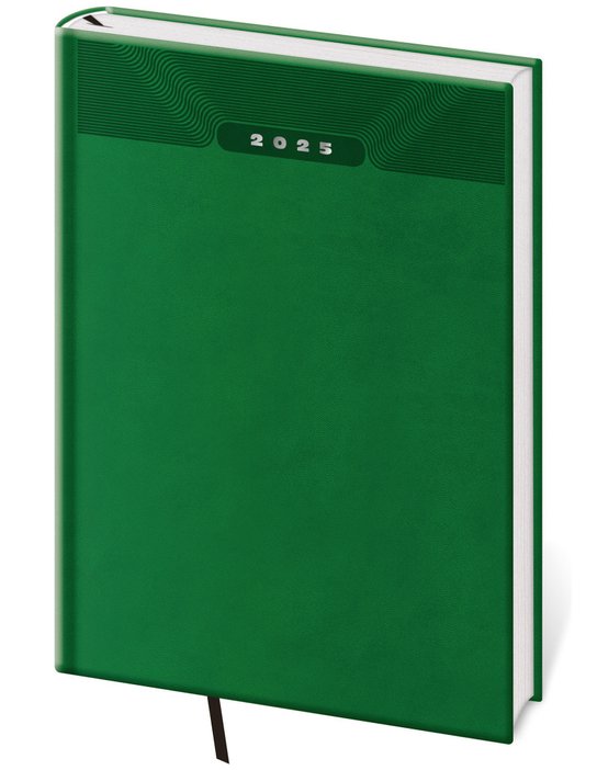 Týdenní diář 2025 B5 Print Classic zelený -  Autor Neuveden