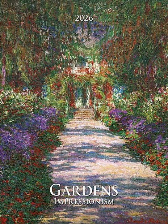 Kalendář 2026 Gardens Impressionism, nástěnný