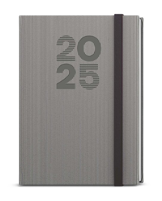 Denní diář 2025 David Vigo A5 šedá -  Autor Neuveden