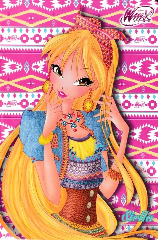Psací sada Zápisník Winx Club + kuličkové pero