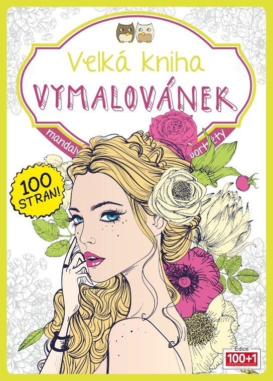 Velká kniha vymalovánek (zelená)