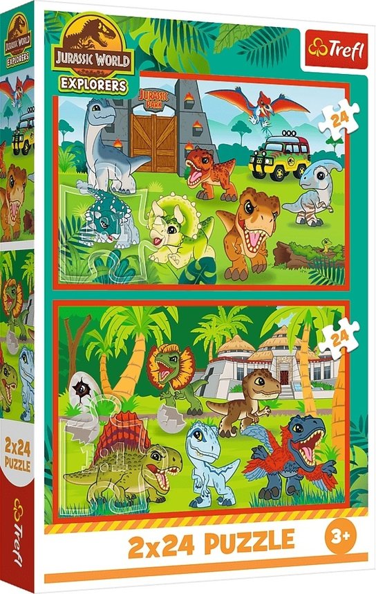 Puzzle Malí dinosauři Jurassic World Trefl
