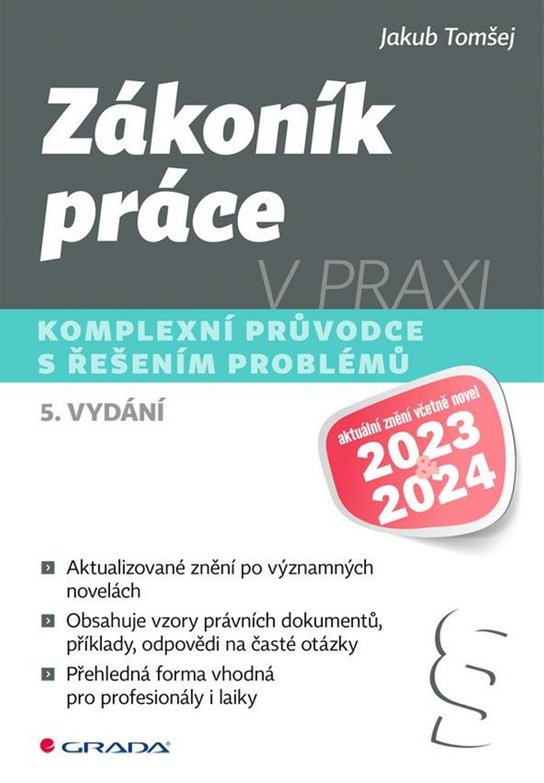 Zákoník práce v praxi - 5. vydání -  Jakub Tomšej