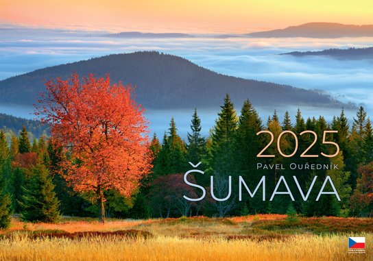 Šumava 2025 - nástěnný kalendář -  Pavel Ouředník
