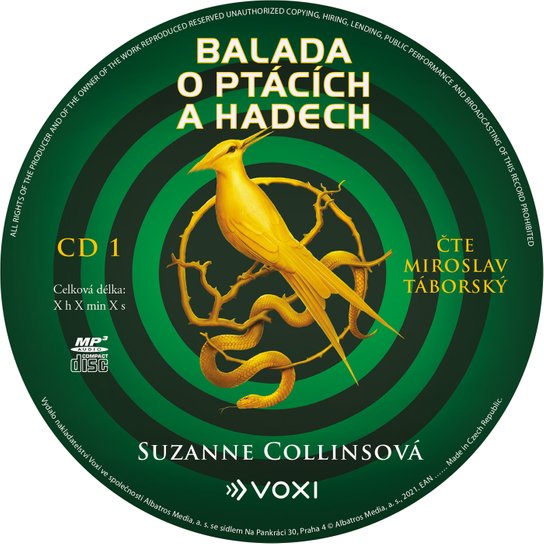 Balada o ptácích a hadech, mp3 - Suzanne Collins