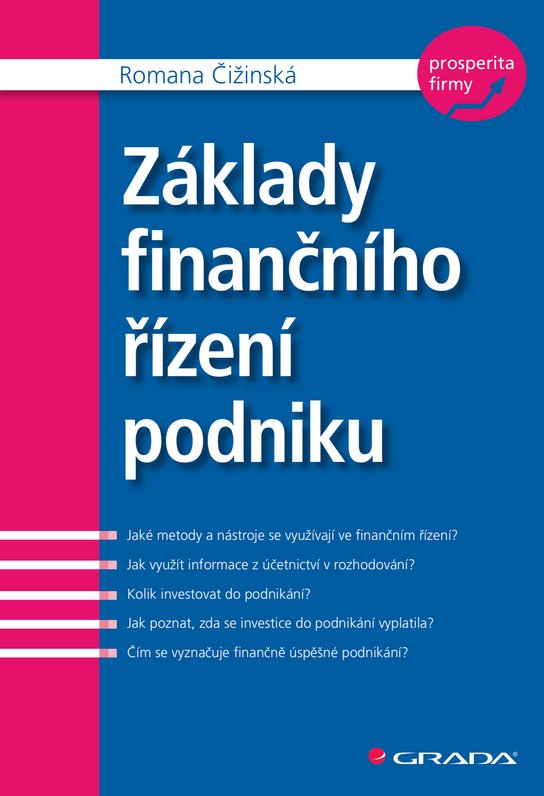 Základy finančního řízení podniku -  Romana Čižinská