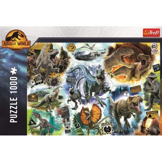 Trefl Po stopách dinosaurů Jurského parku 1000 dílků