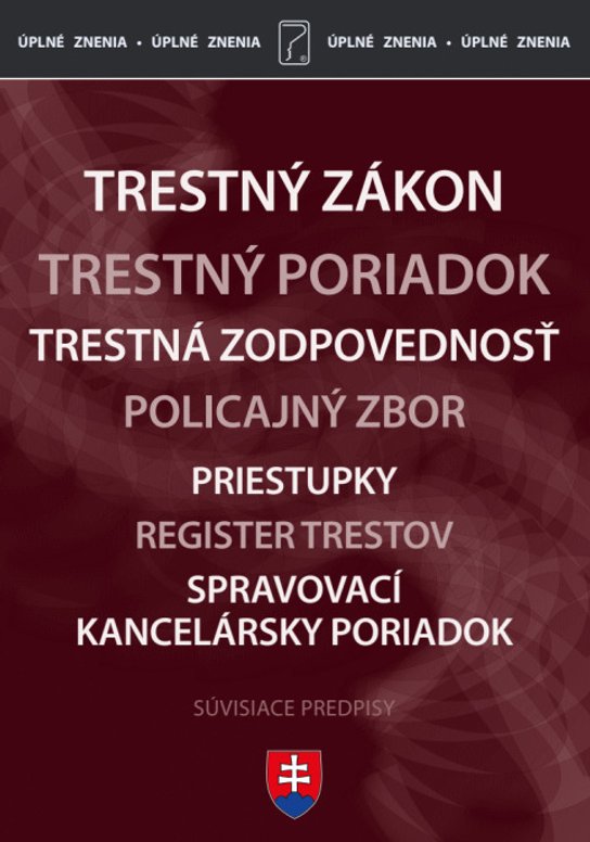 Trestný zákon 2023 -  Autor Neuveden
