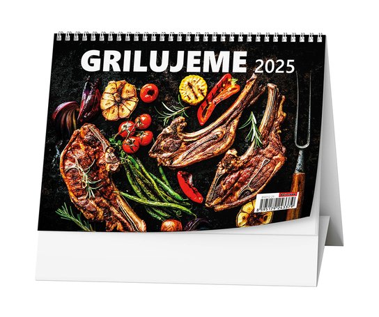 Grilujeme 2025 - stolní kalendář -  Autor Neuveden