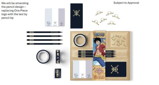 One Piece kancelářský set -  Autor Neuveden