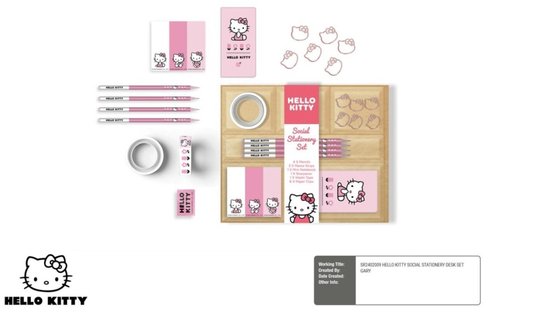 Hello Kitty kancelářský set -  Autor Neuveden