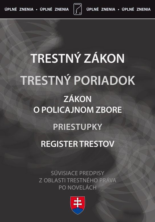 Trestný zákon 2024 -  Autor Neuveden