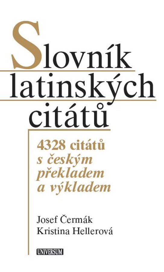 Slovník latinských citátů - 2. vydání -  PHDr. Josef Čermák