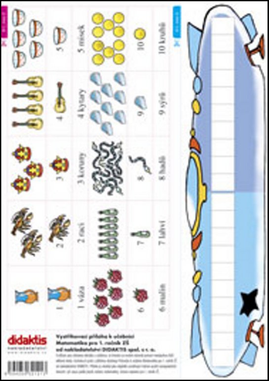 Vystřihovací příloha k učebnici Matematiky (1. roč. ZŠ) Didaktis