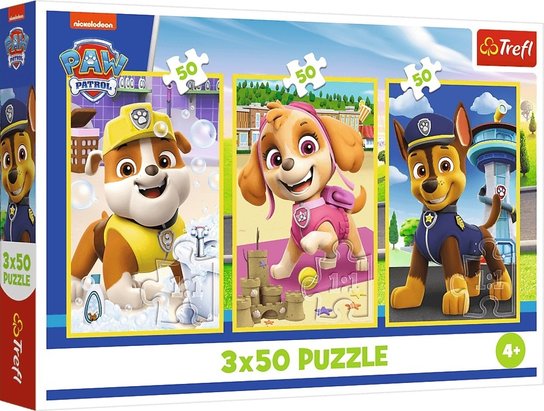 Puzzle Nasze Piesky 3x50 Trefl
