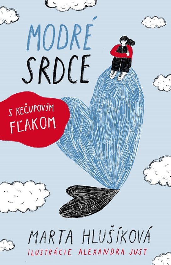 Modré srdce s kečupovým fľakom -  Marta Hlušíková