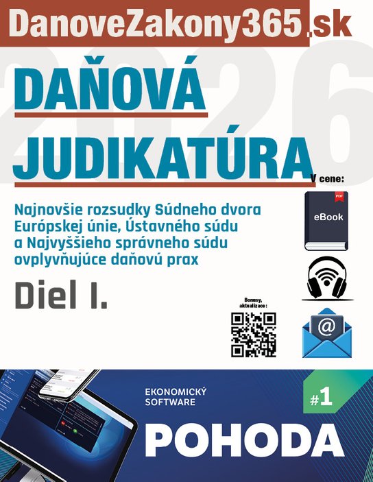 Daňová judikatúra (I. diel) -  Redakčný kolektív