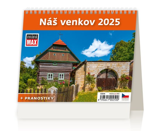 Náš venkov 2025 - stolní kalendář -  Autor Neuveden