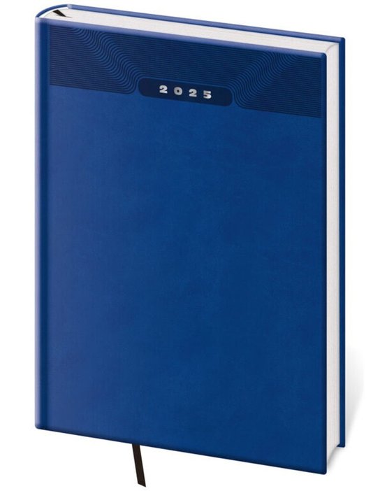 Denní diář 2025 A4 Print Classic modrý -  Autor Neuveden