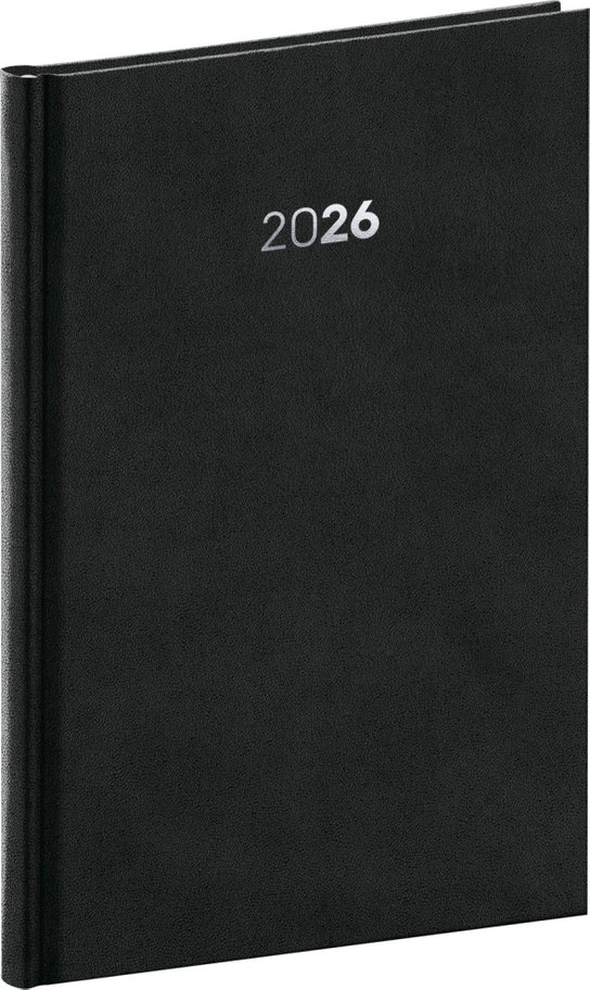 Presco Balakon 2026 - týdenní diář A5 - černý