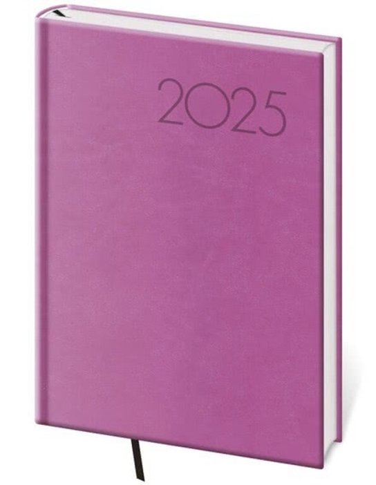 Týdenní diář 2025 A5 Print Pop fialový -  Autor Neuveden