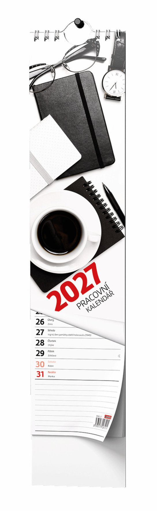 Pracovní kalendář 2027 - nástěnný kalendář -  Autor Neuveden