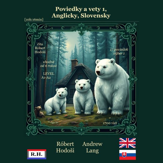Poviedky a vety 1, Anglicky, Slovensky -  Andrew Lang