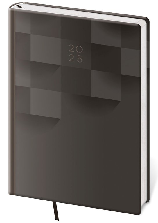 Denní diář 2025 A5 Vario Grey design -  Autor Neuveden