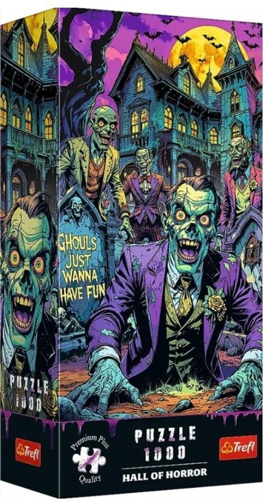 Trefl puzzle 1000 Hall of Horror – zombie