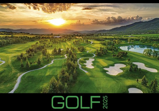 Nástenný kalendár Golf 2025 (univerzálne kalendárium)
