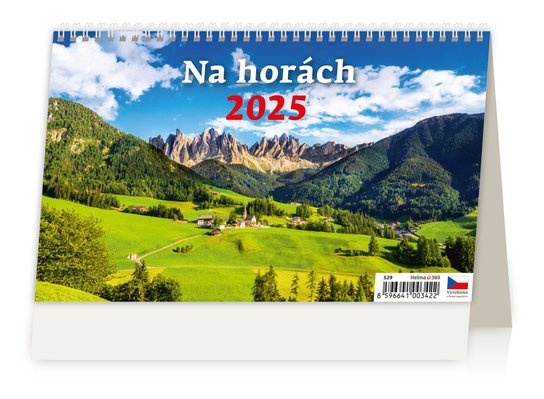 Na horách 2025 - stolní kalendář -  Autor Neuveden