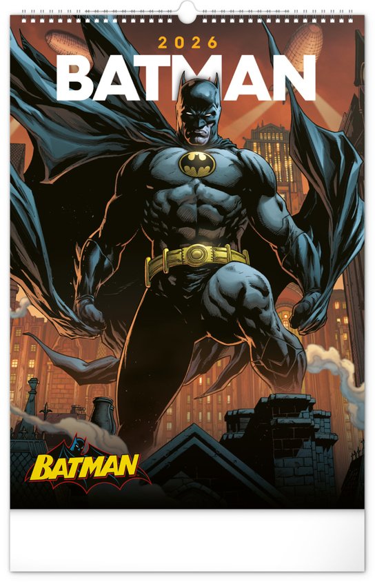 Nástěnný kalendář Batman Dark 2026
