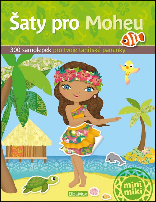 Šaty pro Moheu - kniha samolepek