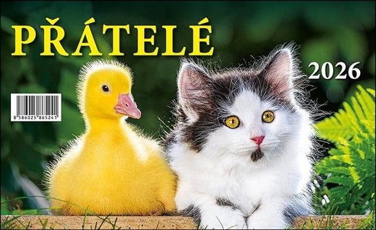 Přátelé 2026 - stolní kalendář -  Autor Neuveden