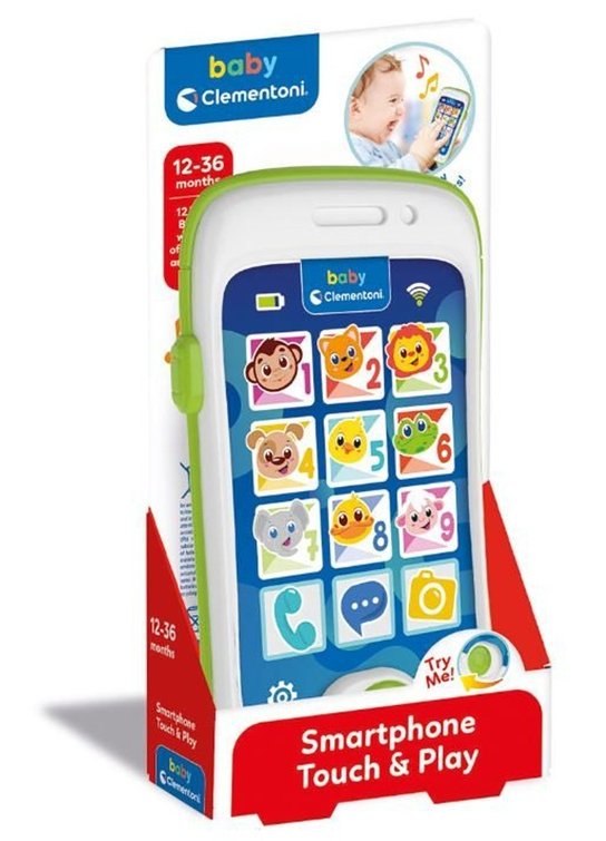 CLEMENTONI Baby můj první smartphone na baterie pro miminko Světlo