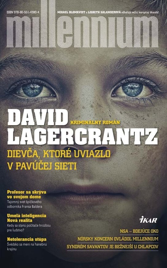 Dievča, ktoré uviazlo v pavúčej sieti -  David Lagercrantz