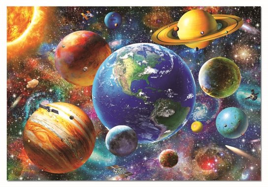 Puzzle Sluneční soustava -  Autor Neuveden