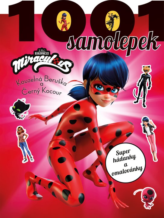 Kouzelná Beruška a Černý kocour - 1001 samolepek -  kolektiv