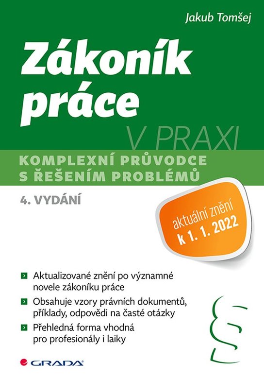 Zákoník práce v praxi - 4. vydání -  Jakub Tomšej