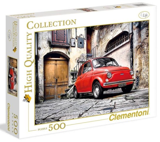 Clementoni - Puzzle 500 FIAT 500