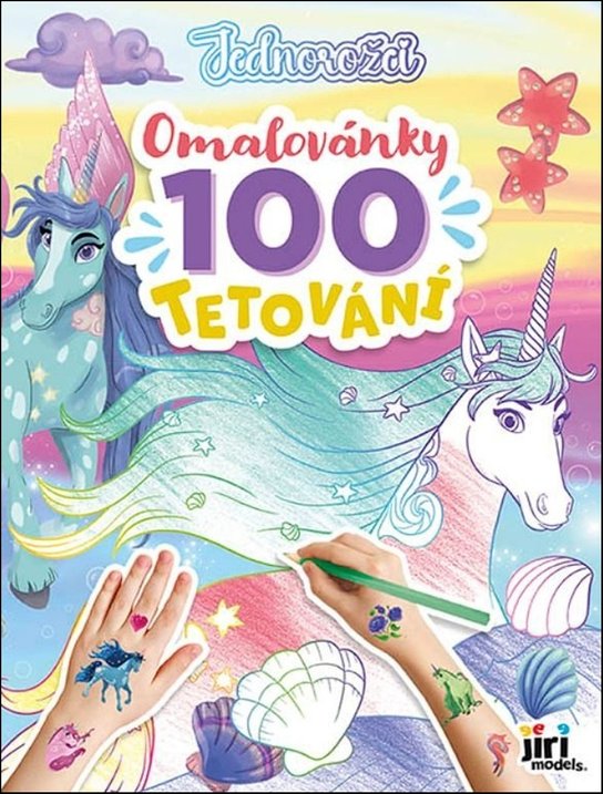 Omalovánky a 100 tetování Jednorožci