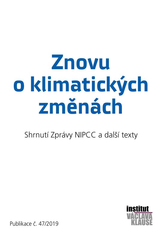 Znovu o klimatických změnách -  Institut Václava Klause