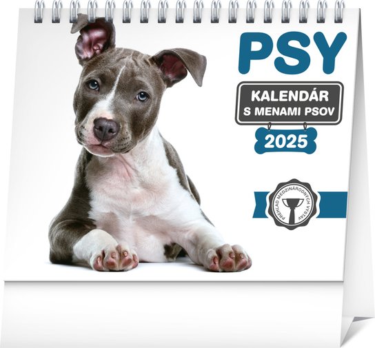 Psy 2025 - stolový kalendár -  Autor Neuveden