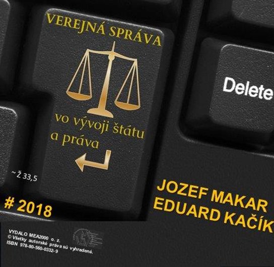 Verejná správa vo vývoji štátu a práva -  Jozef Makar