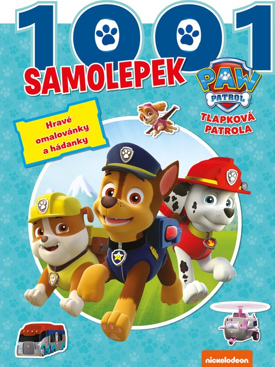 Tlapková patrola - 1001 samolepek EGMONT