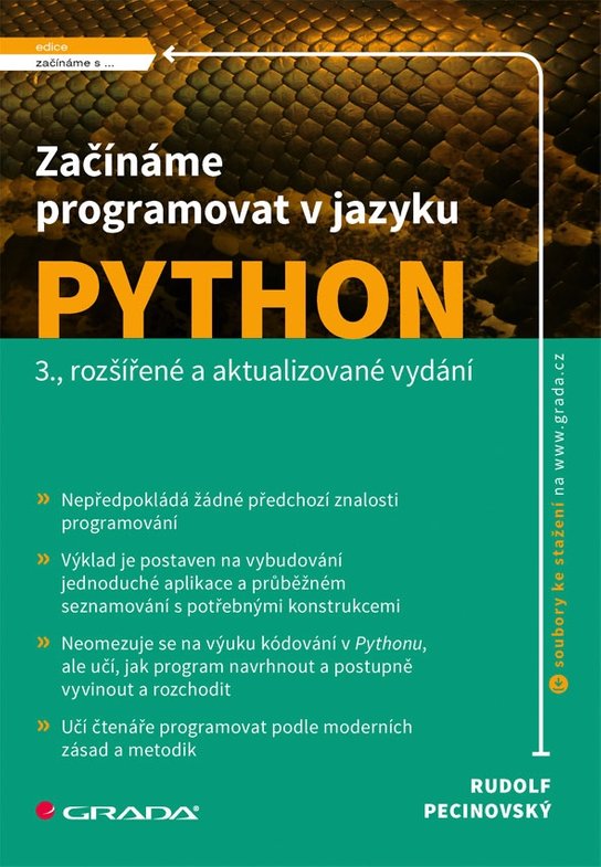 Začínáme programovat v jazyku Python -  Rudolf Pecinovský