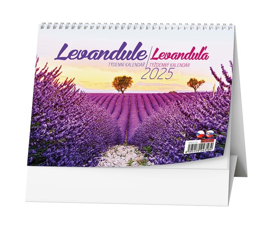 Levandule 2025 - stolní kalendář -  Autor Neuveden