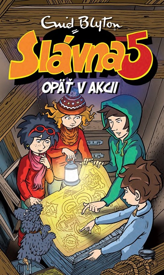 Slávna päťka opäť v akcii -  Enid Blyton