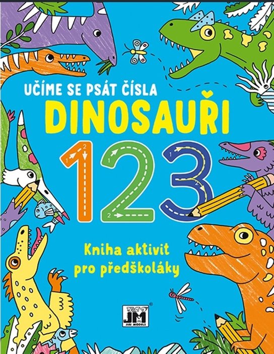 Nakladatelství Jiri Models Dino kniha aktivit pro předškoláky - 123
